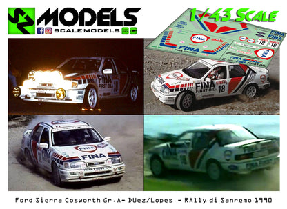 Ford Sierra Cosworth Gr.A Duez Rally di Sanremo 1990