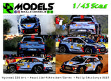 Hyundai I20 Wrc Plus Neuville Mikkelsen Sordo Catalunya 2017