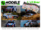 Hyundai I20 Wrc Plus Neuville Paddon Sordo Sardinia 2017