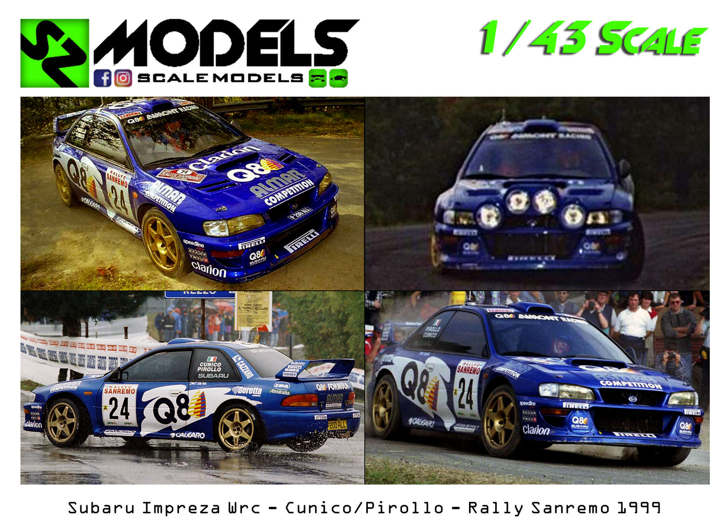 Subaru Impreza Wrc Cunico Sanremo 1999