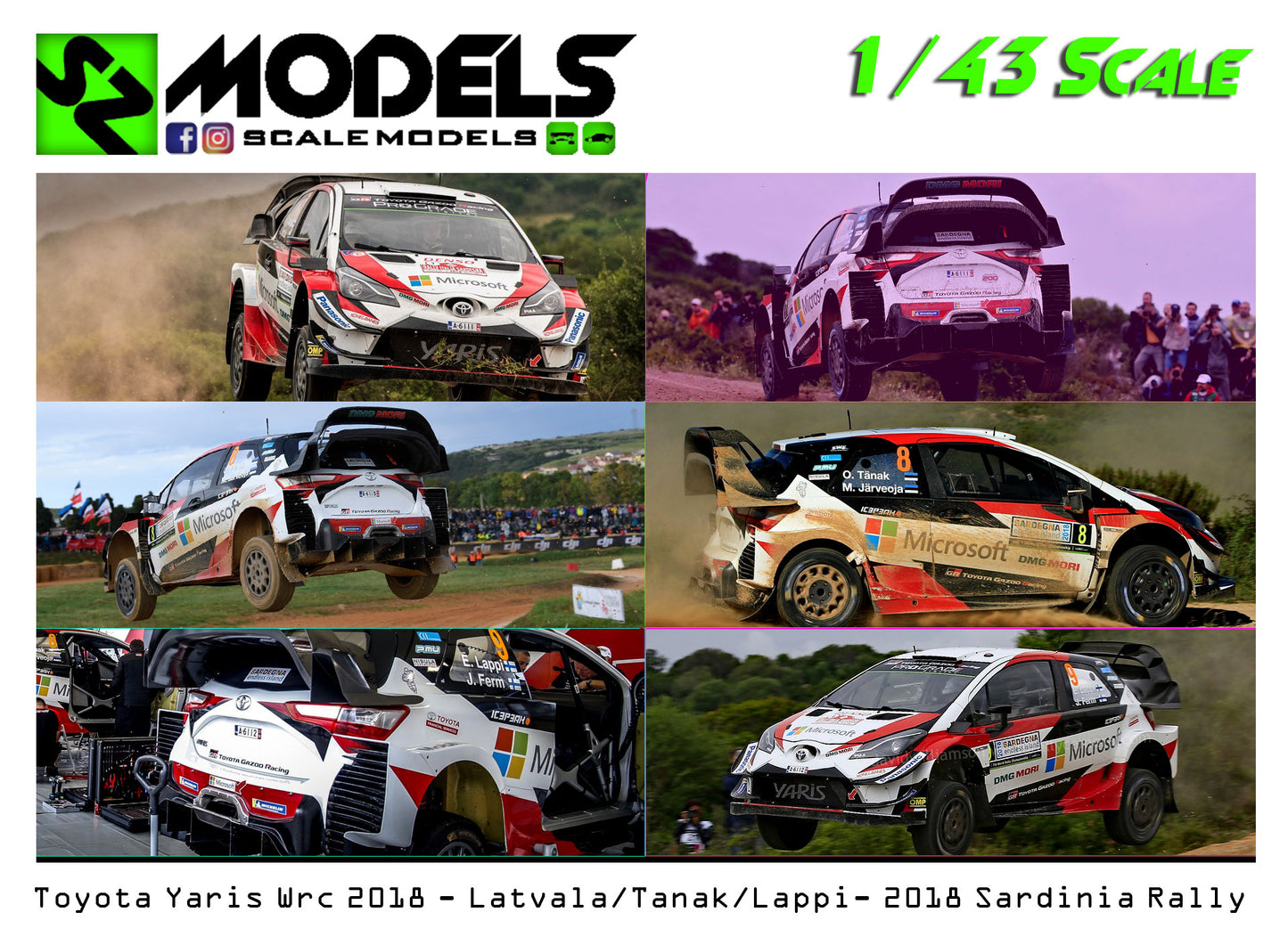 Toyota Yaris Wrc Plus Latvala Tanak Lappi Sardinia 2018