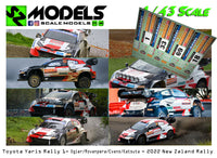 Toyota Rally1 Ogier Rovanpera Evans Katsuta New Zealand 2022