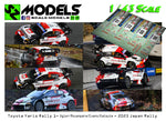 Toyota Yaris Rally1 Ogier Rovanpera Evans Katsuta Japan 2023