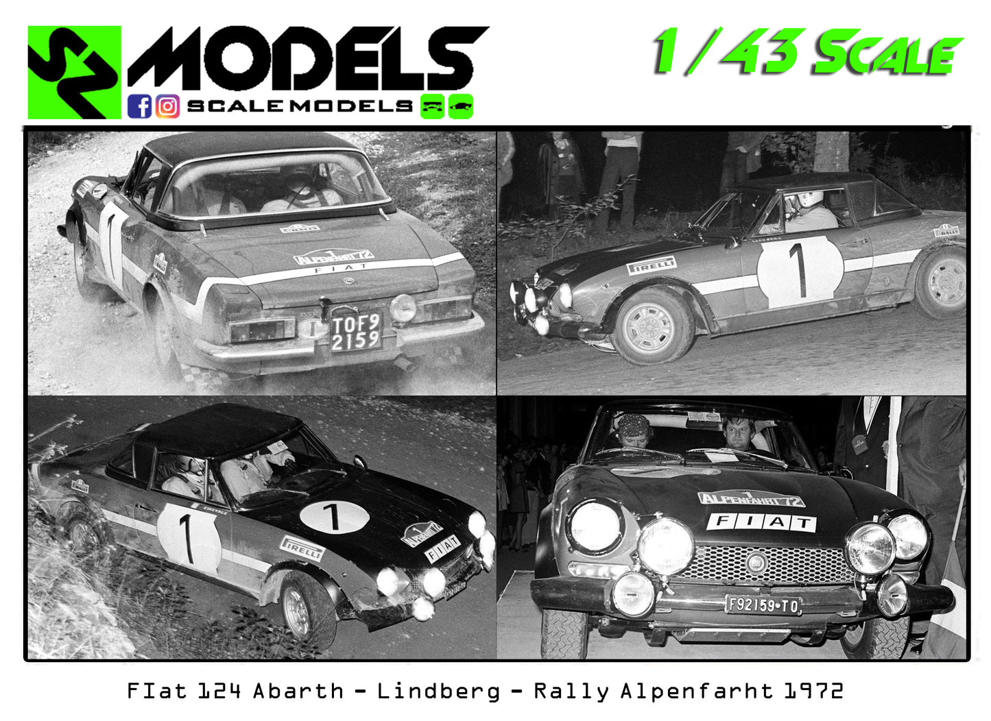 Fiat 124 Abarth Lindberg Rally Alpenfahrt 1972