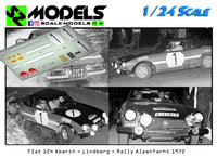 Fiat 124 Abarth Lindberg Rally Alpenfahrt 1972