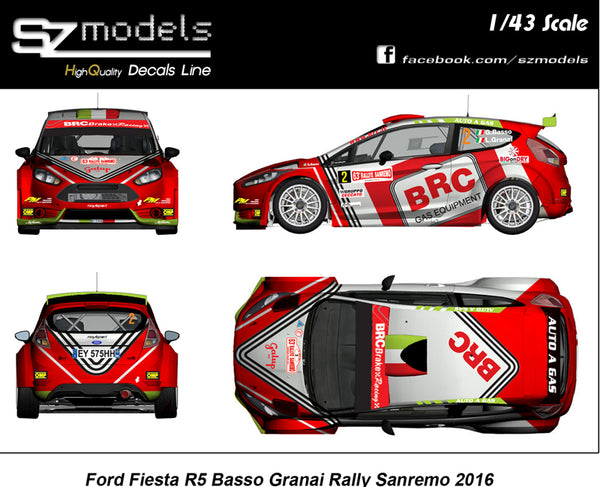 Ford Fiesta R5 Basso Rally di Sanremo 2016