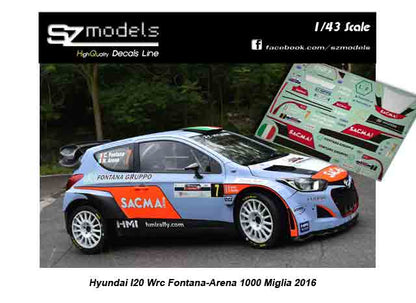 Hyundai I20 Wrc Fontana Millemiglia 2016