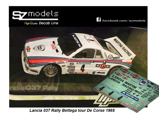 Lancia 037 Gr.B Evo II Bettega 1985 Tour de Corse Rally – SZModels