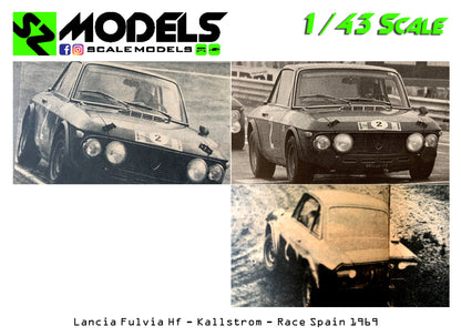Lancia Fulvia Hf Kallstrom Race Spain 1969