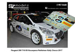Peugeot 208 T16 R5 Rovanpera Rally del Ciocco 2017