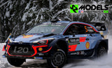 Hyundai I20 Wrc Plus Neuville Mikkelsen Paddon Sweden 2018