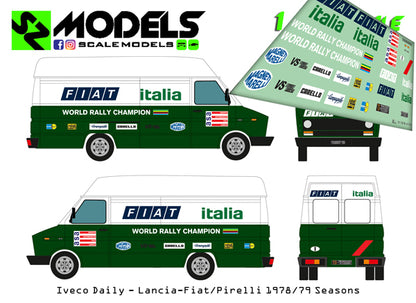 Iveco Daily Lancia Fiat Italia Pirelli 1978-1980 Seasons