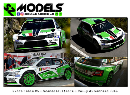 Skoda Fabia R5 Scandola Rally di Sanremo 2016