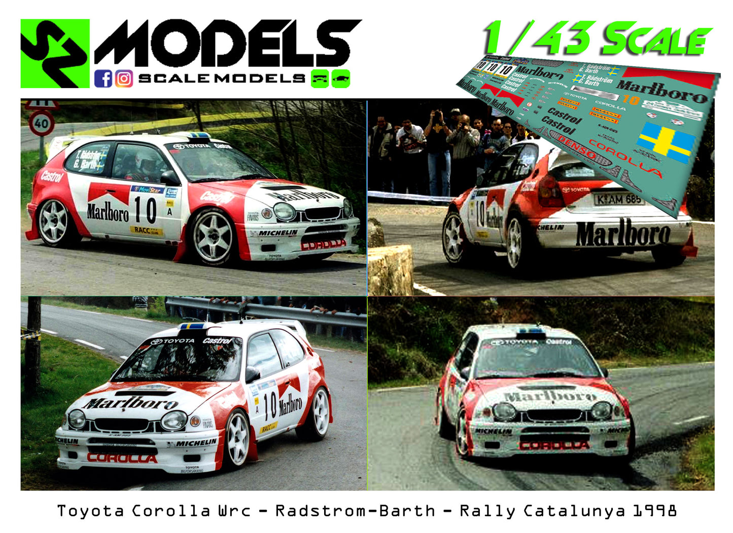 Toyota Corolla Wrc Radstrom Catalunya 1998