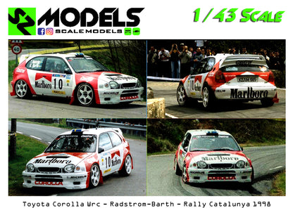Toyota Corolla Wrc Radstrom Catalunya 1998