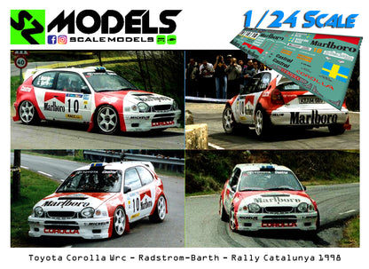 Toyota Corolla Wrc Radstrom Catalunya 1998