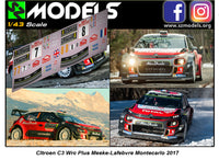 Citroen C3 Wrc Meeke Lafebvre Montecarlo 2017