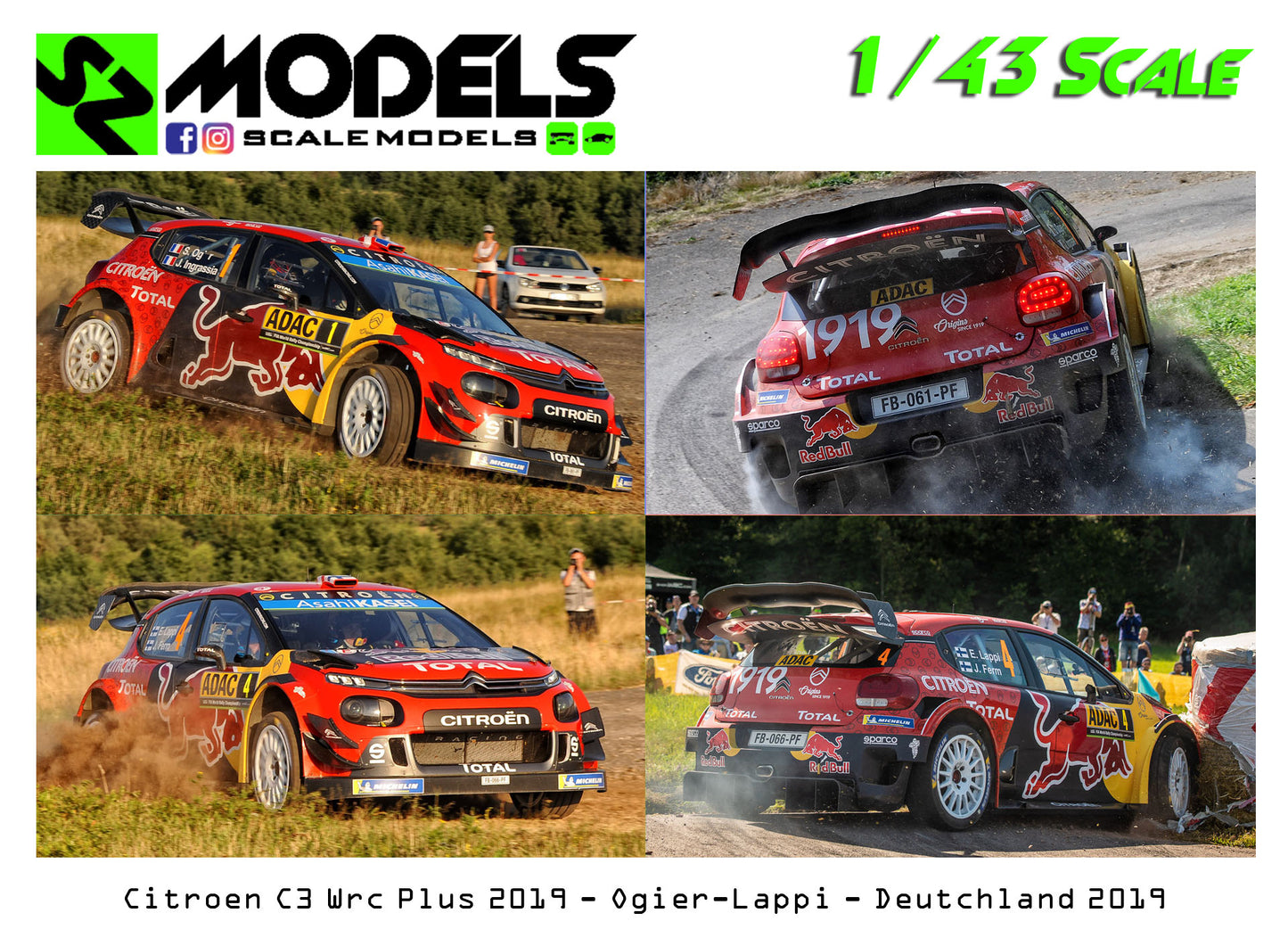 Citroen C3 Wrc Ogier Lappi Deutchland 2019