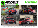 Citroen C3 Wrc Ogier Lappi Tour de Corse 2019