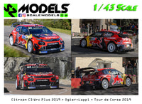 Citroen C3 Wrc Ogier Lappi Tour de Corse 2019