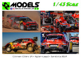 Citroen C3 Wrc Ogier Lappi Sardinia 2019