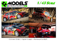 Citroen C3 Wrc Ogier Lappi Montecarlo 2019