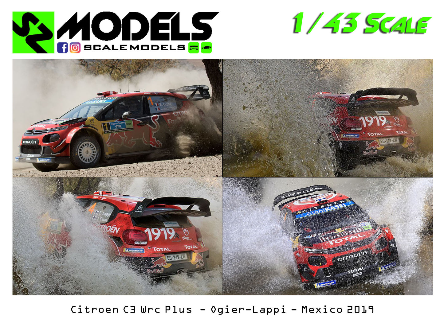 Citroen C3 Wrc Ogier Lappi Mexico 2019