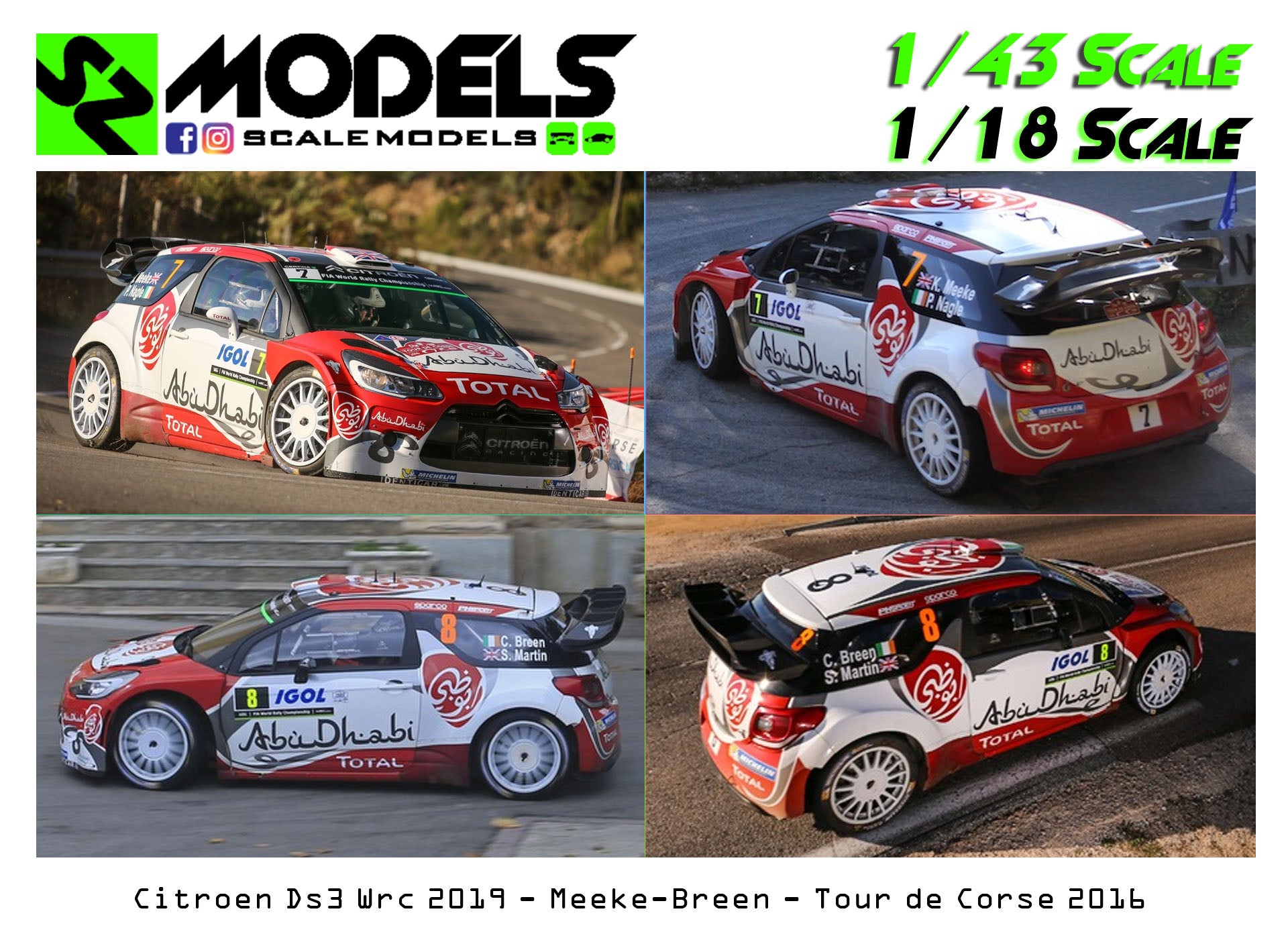 Amazon.co.jp: 1/43 スパーク SPARK CITROEN - DS3 WRC no.7