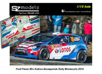 Ford Fiesta Wrc Kubica Rally Montecarlo 2014