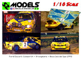 Ford Escort Cosworth Gr.A Droogmans Boucles de Spa 1993