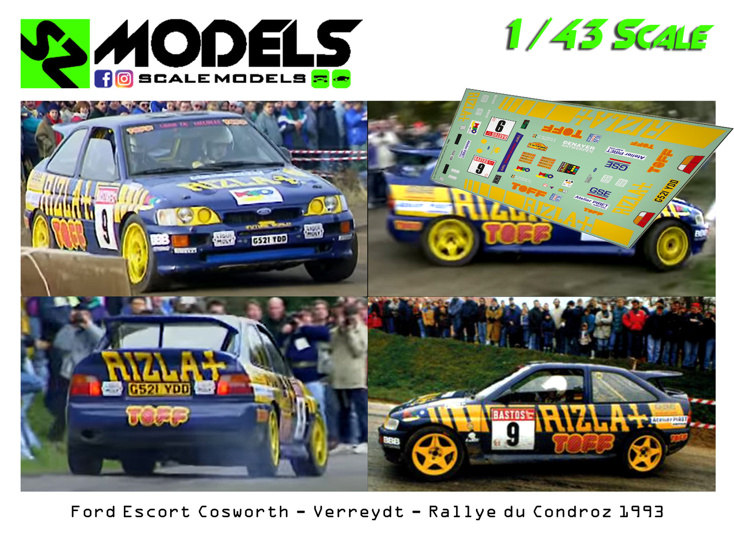 Ford Escort Cosworth Gr.A Verreydt Condroz 1993