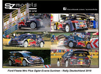 Ford Fiesta Wrc Plus Ogier Evans Suninen Deutchland 2018