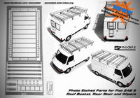 1/43 Fiat 242 E Citroen C35 Portapacchi FAPA Replica Roof Rack Porte Bagages