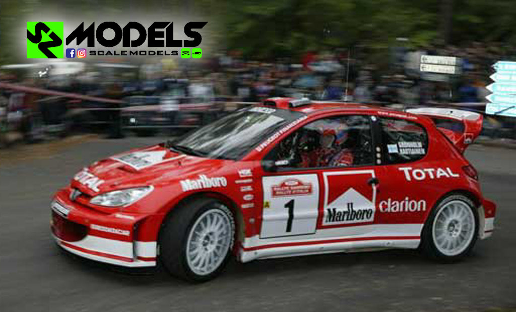 Peugeot 206 WRC 3 Rallye de Catalogne 2002 Panizzi Panizzi IXO RAM084 Peugeot 206 WRC 3 Rallye de Catalogne 2002 Panizzi Panizzi IXO RAM084