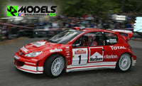 Peugeot 206 Wrc Gronholm-Burns-Panizzi Rally di Sanremo 2003