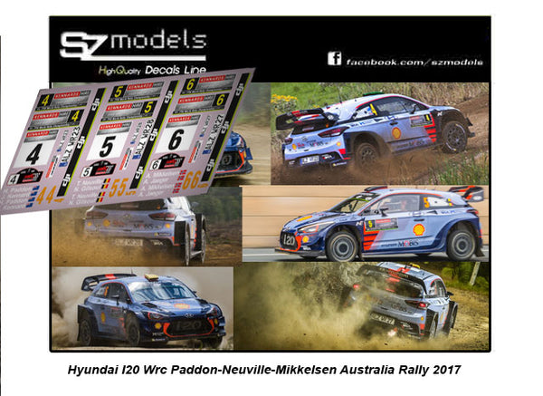 Hyundai I20 Wrc Plus Neuville Paddon Sordo Australia 2017