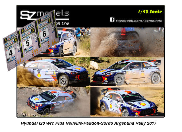 Hyundai I20 Wrc Plus Neuville Paddon Sordo Argentina 2017