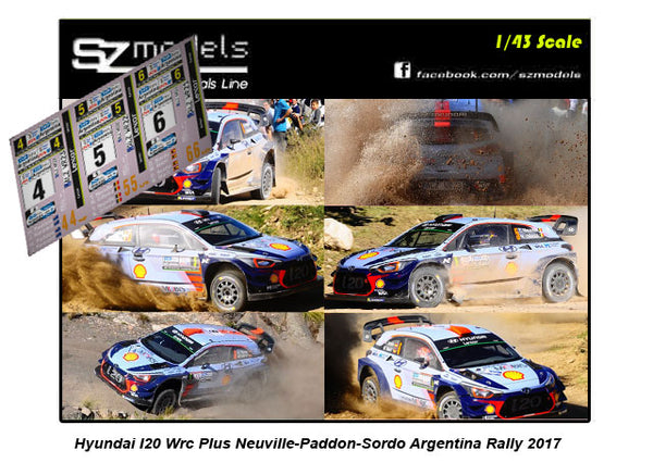 Hyundai I20 Wrc Plus Neuville Paddon Sordo Argentina 2017