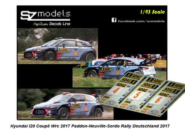 Hyundai I20 Wrc Plus Neuville Paddon Sordo Deutchland 2017