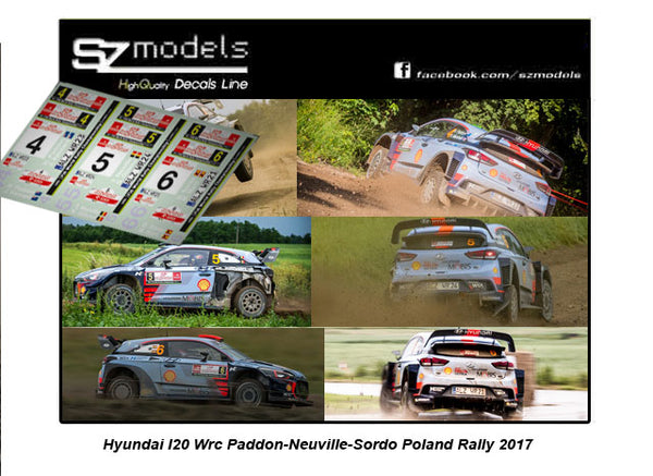 Hyundai I20 Wrc Plus Neuville Paddon Sordo Poland 2017