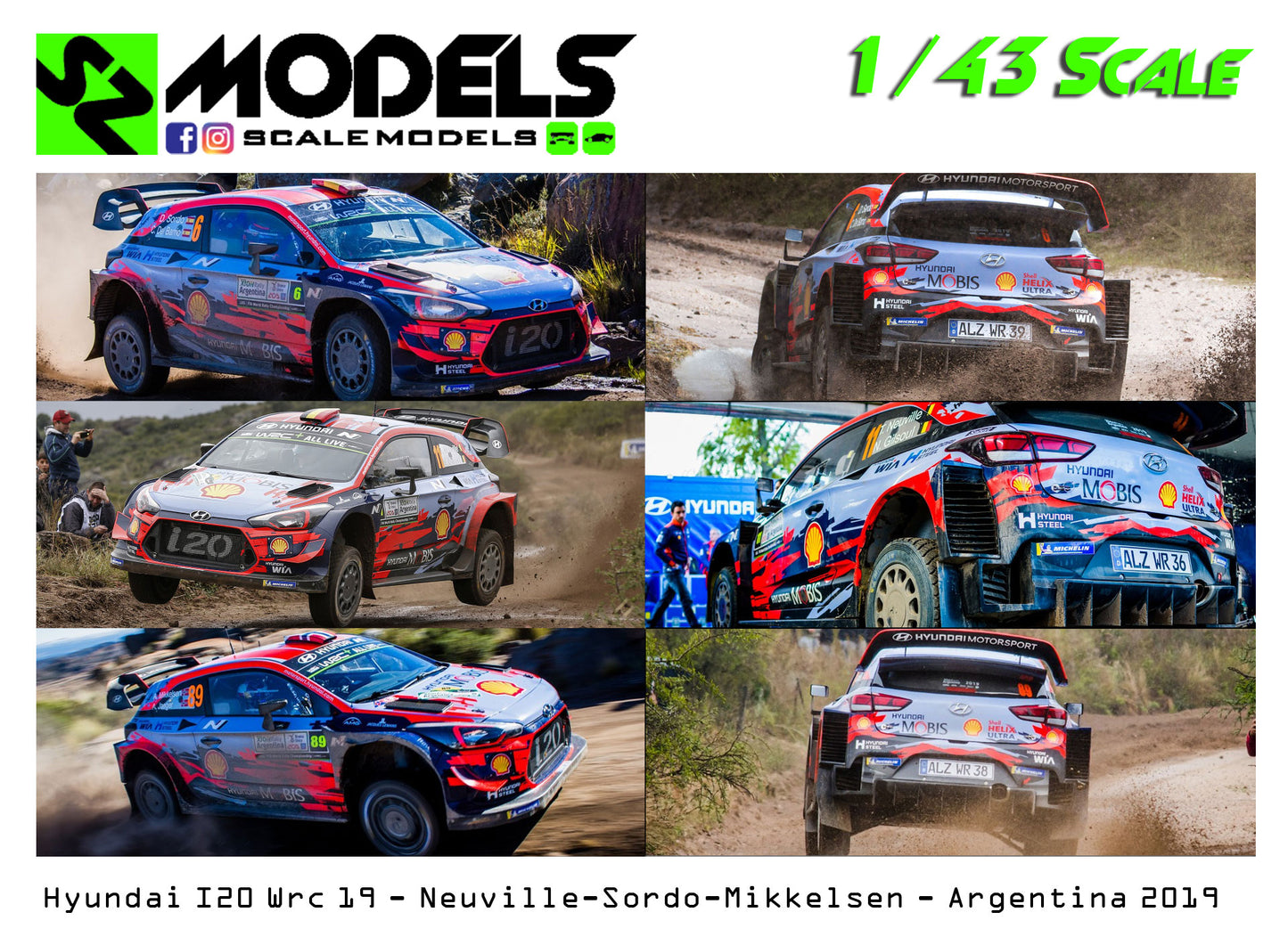 Hyundai I20 Wrc Plus Neuville Sordo Mikkelsen Argentina 2019