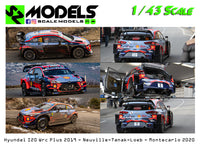 Hyundai I20 Wrc Plus Neuville Tanak Loeb Montecarlo 2020