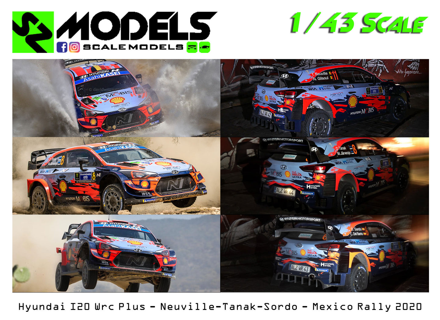 Hyundai I20 Wrc Plus Neuville Tanak Sordo Mexico 2020
