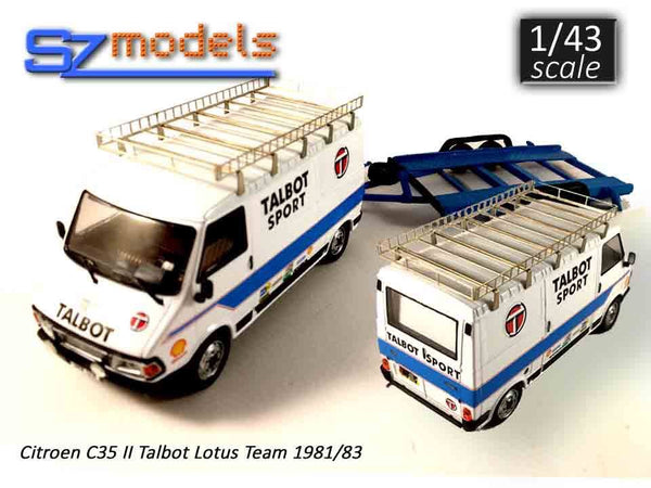 1/43 Build Models Citroen C35 Talbot Lotus Team Assistance 1981/83