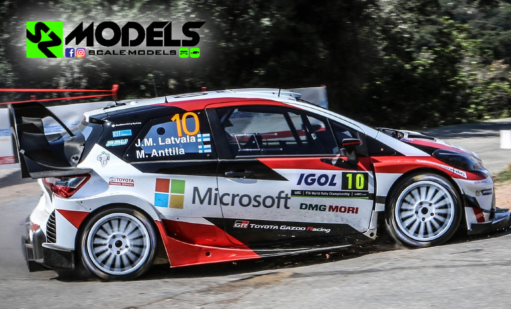 Toyota Yaris Wrc Plus Latvala Hanninen Tour de Corse 2017