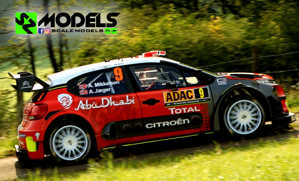Citroen C3 WRC #7 2017 fém modell autó.méretarányos kivitelben Citroen C3 WRC #7 2017 fém modell autó.méretarányos kivitelben