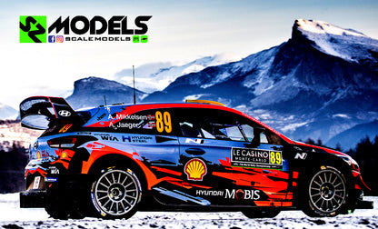 Hyundai I20 Wrc Plus Neuville Loeb Mikkelsen Montecarlo 2019