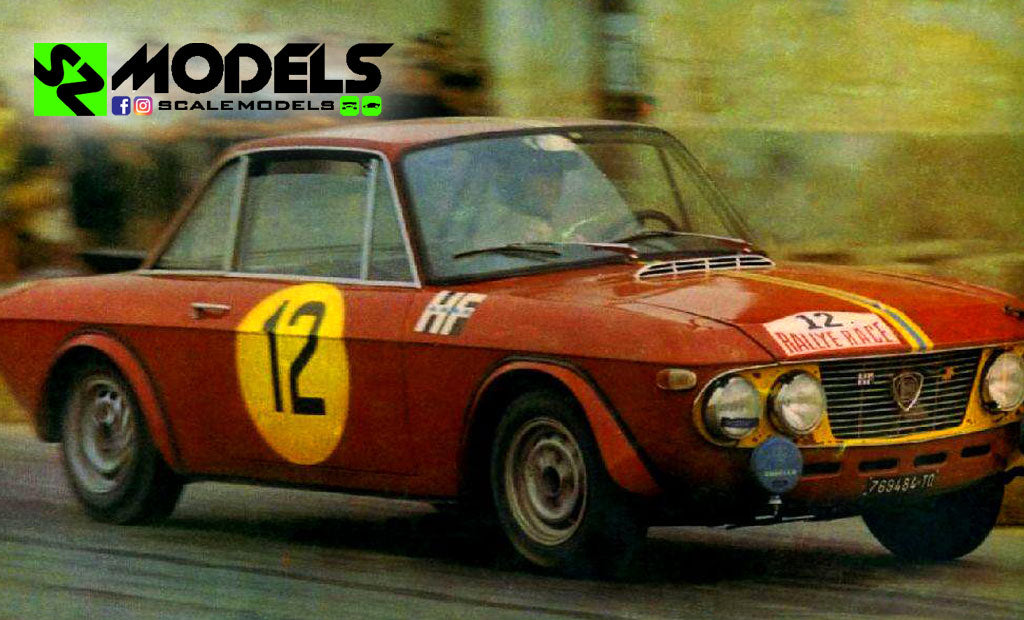 Lancia Fulvia Hf Munari Rally Race Spain 1967