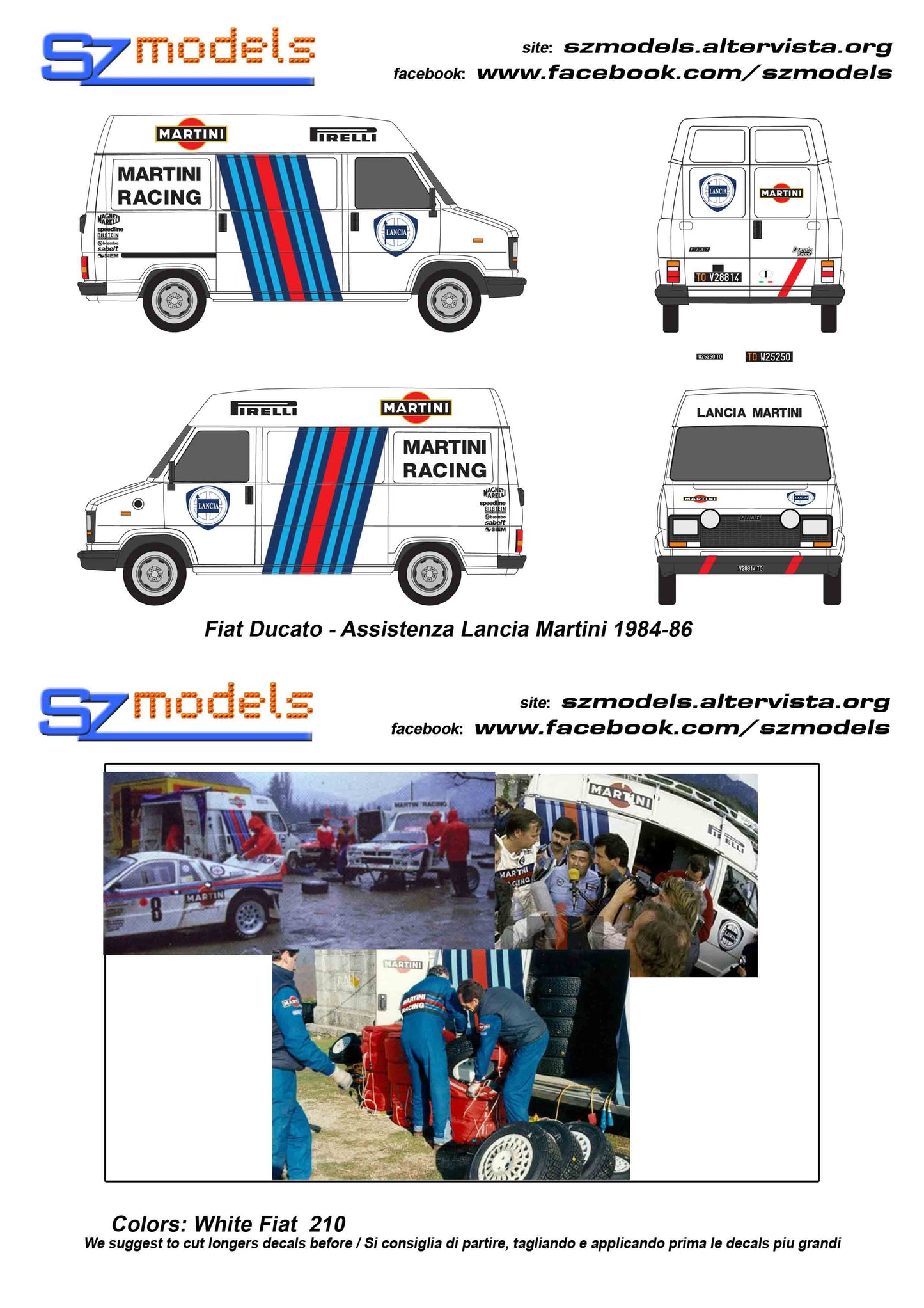 Fiat Ducato Lancia Martini 1984/86