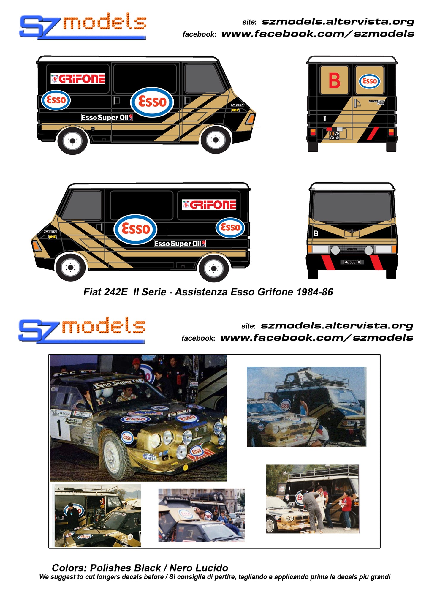 Fiat 242 E Lancia Esso Grifone 1985/86